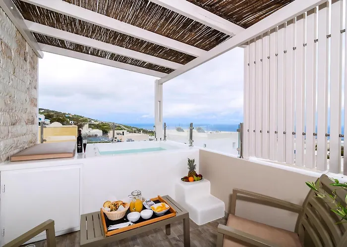 Villa Deluxe Santorini Sunset Santorini 1 Bedroom Outdoor Jacuzzi